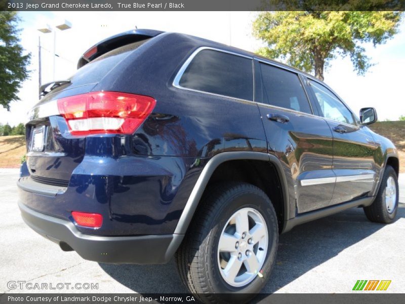 True Blue Pearl / Black 2013 Jeep Grand Cherokee Laredo