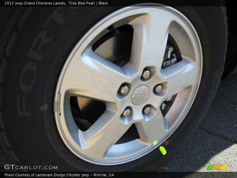 True Blue Pearl / Black 2013 Jeep Grand Cherokee Laredo