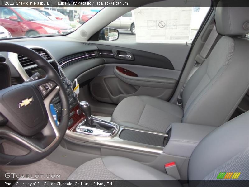 Taupe Gray Metallic / Jet Black/Titanium 2013 Chevrolet Malibu LT