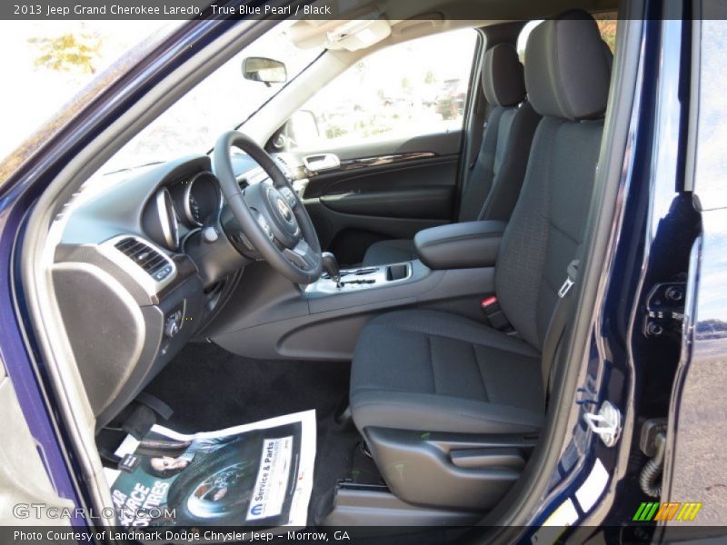 True Blue Pearl / Black 2013 Jeep Grand Cherokee Laredo