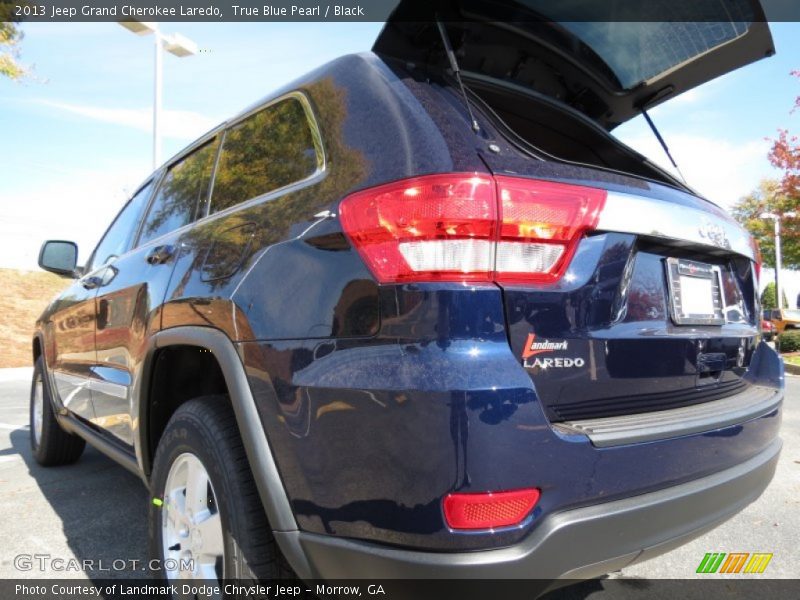 True Blue Pearl / Black 2013 Jeep Grand Cherokee Laredo