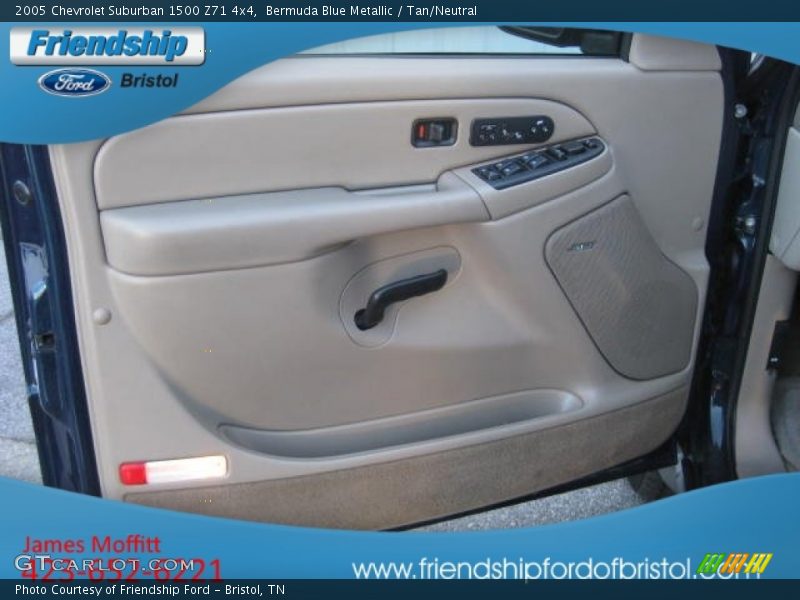 Bermuda Blue Metallic / Tan/Neutral 2005 Chevrolet Suburban 1500 Z71 4x4