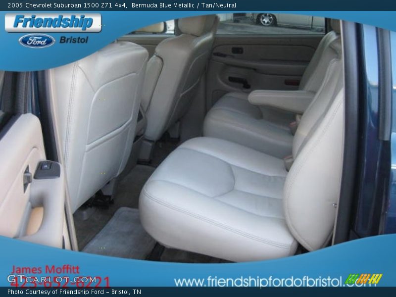Bermuda Blue Metallic / Tan/Neutral 2005 Chevrolet Suburban 1500 Z71 4x4