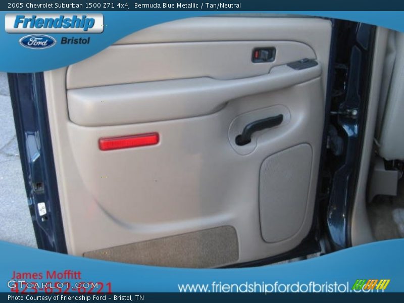 Bermuda Blue Metallic / Tan/Neutral 2005 Chevrolet Suburban 1500 Z71 4x4