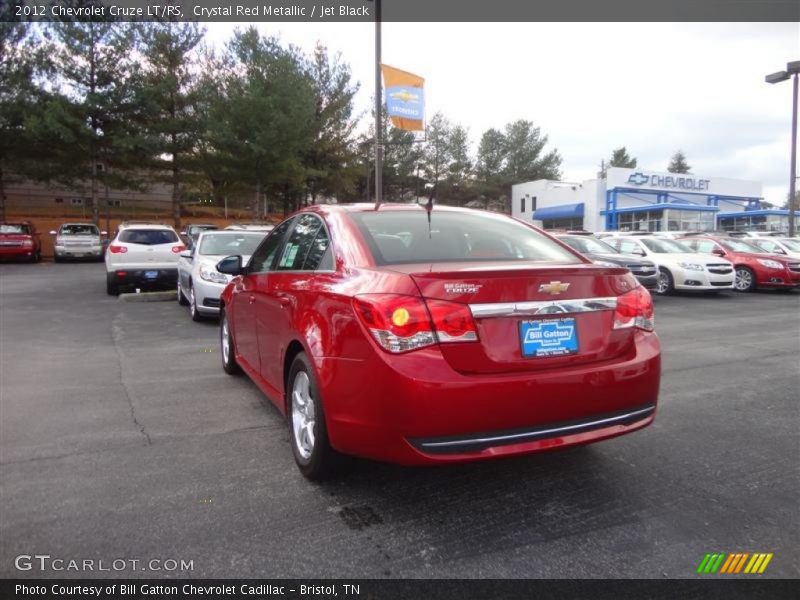 Crystal Red Metallic / Jet Black 2012 Chevrolet Cruze LT/RS