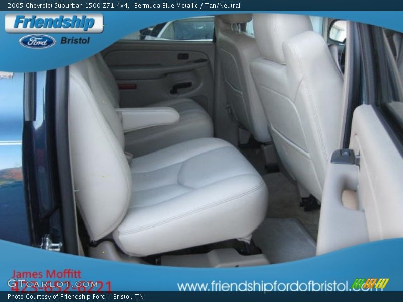 Bermuda Blue Metallic / Tan/Neutral 2005 Chevrolet Suburban 1500 Z71 4x4