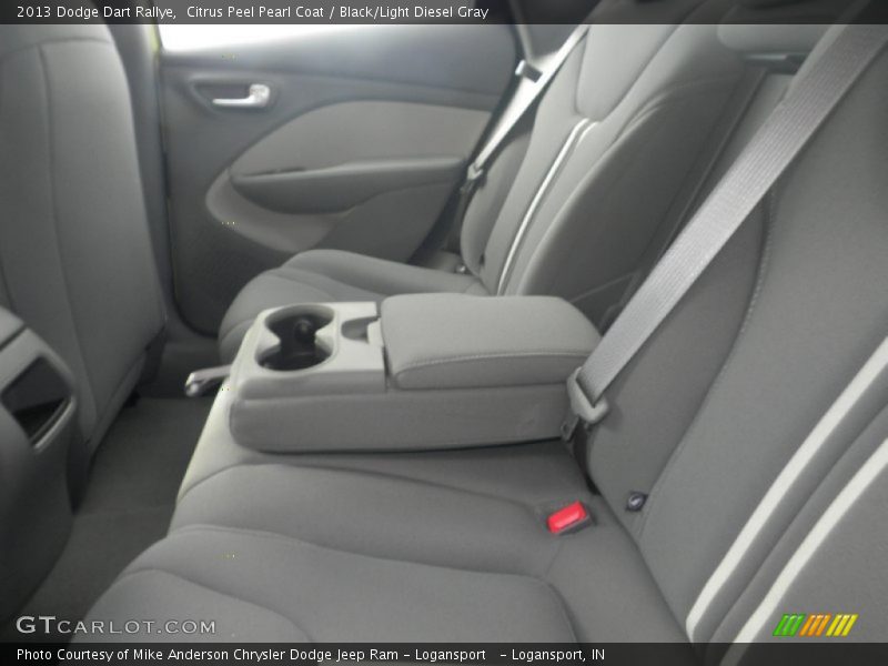 Citrus Peel Pearl Coat / Black/Light Diesel Gray 2013 Dodge Dart Rallye