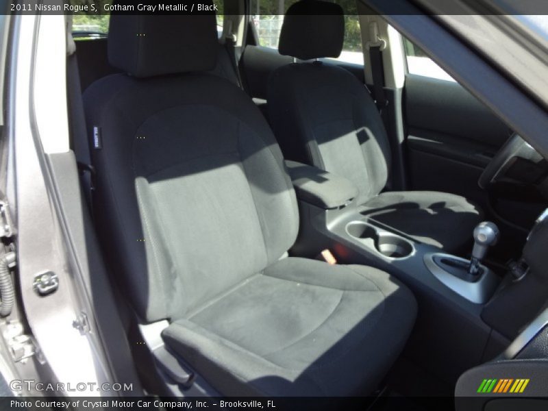Gotham Gray Metallic / Black 2011 Nissan Rogue S