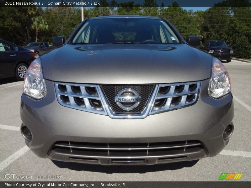 Gotham Gray Metallic / Black 2011 Nissan Rogue S