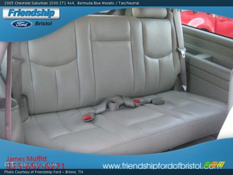 Bermuda Blue Metallic / Tan/Neutral 2005 Chevrolet Suburban 1500 Z71 4x4