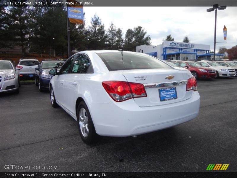 Summit White / Jet Black 2012 Chevrolet Cruze LT