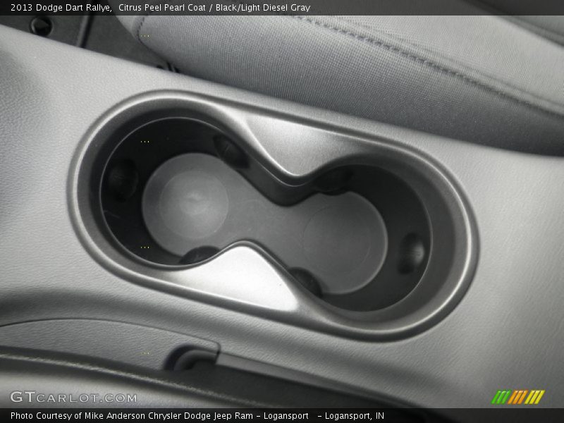 Citrus Peel Pearl Coat / Black/Light Diesel Gray 2013 Dodge Dart Rallye