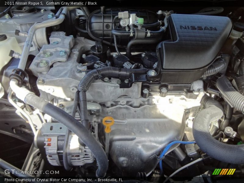 Gotham Gray Metallic / Black 2011 Nissan Rogue S