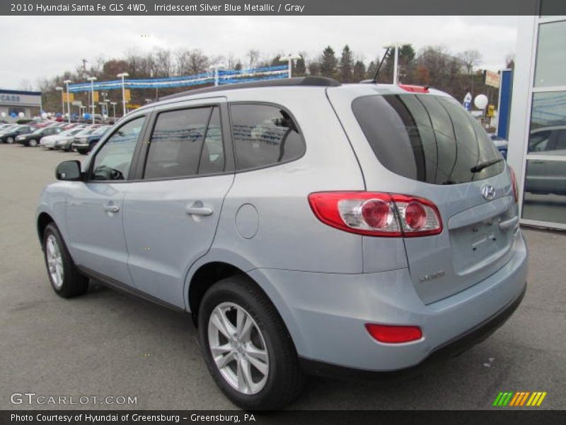 Irridescent Silver Blue Metallic / Gray 2010 Hyundai Santa Fe GLS 4WD