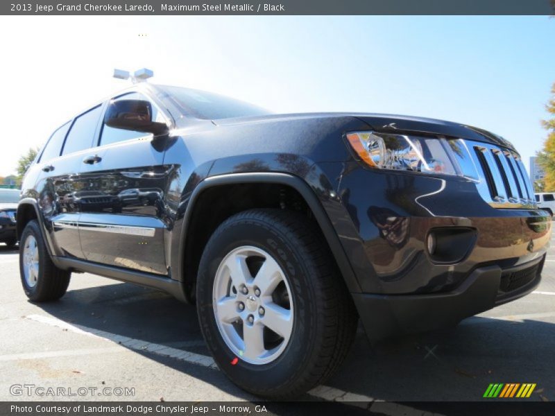 Maximum Steel Metallic / Black 2013 Jeep Grand Cherokee Laredo