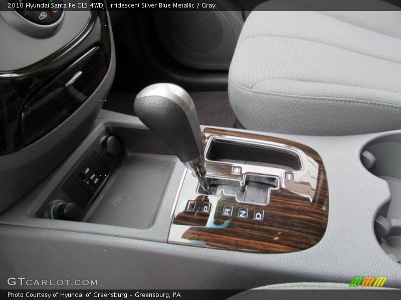 Irridescent Silver Blue Metallic / Gray 2010 Hyundai Santa Fe GLS 4WD