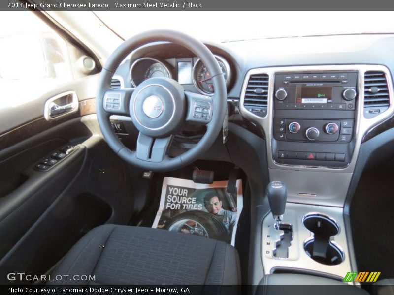Maximum Steel Metallic / Black 2013 Jeep Grand Cherokee Laredo