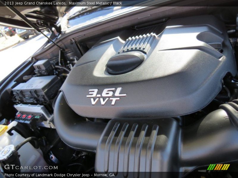 Maximum Steel Metallic / Black 2013 Jeep Grand Cherokee Laredo