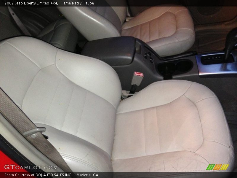 Flame Red / Taupe 2002 Jeep Liberty Limited 4x4