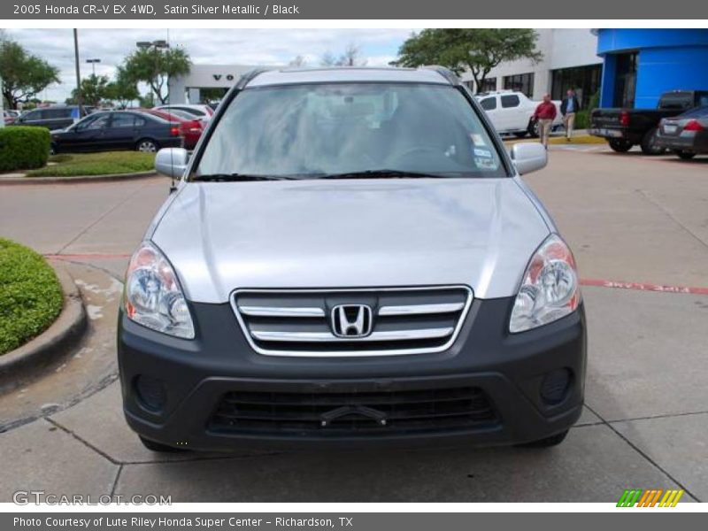 Satin Silver Metallic / Black 2005 Honda CR-V EX 4WD