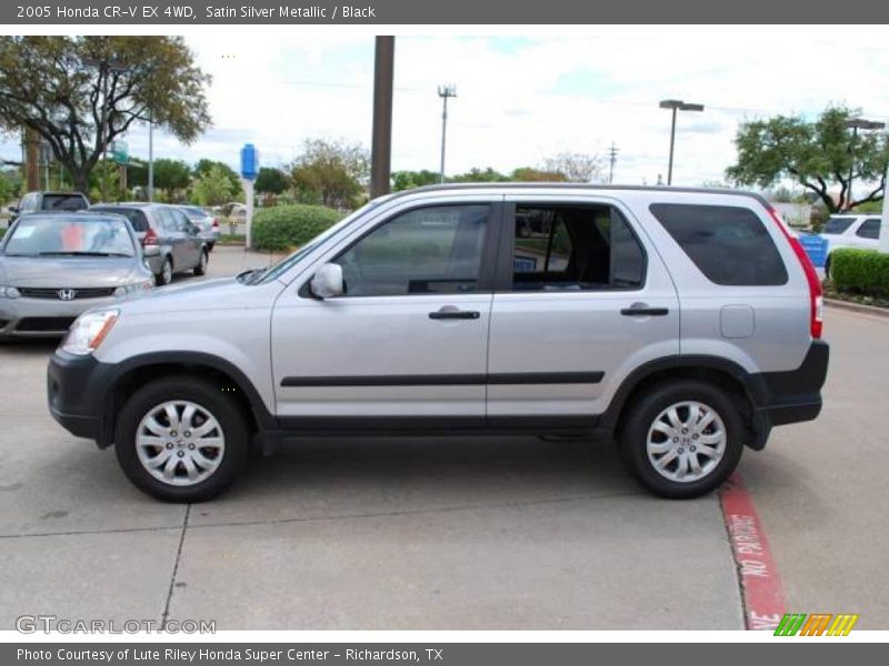 Satin Silver Metallic / Black 2005 Honda CR-V EX 4WD