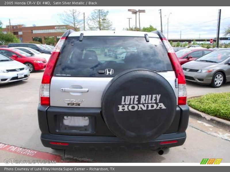Satin Silver Metallic / Black 2005 Honda CR-V EX 4WD