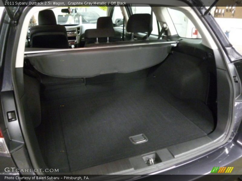 Graphite Gray Metallic / Off Black 2011 Subaru Outback 2.5i Wagon
