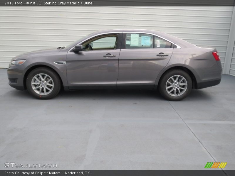 Sterling Gray Metallic / Dune 2013 Ford Taurus SE