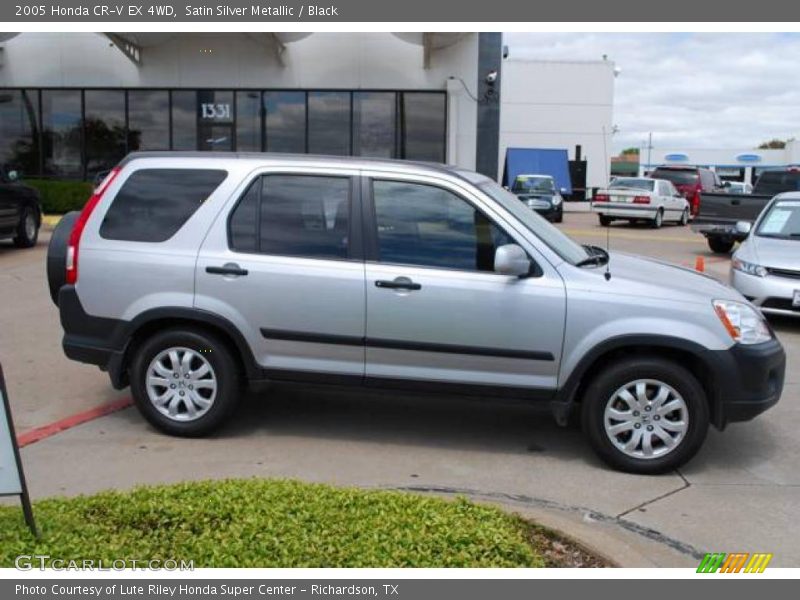 Satin Silver Metallic / Black 2005 Honda CR-V EX 4WD