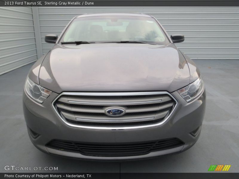 Sterling Gray Metallic / Dune 2013 Ford Taurus SE