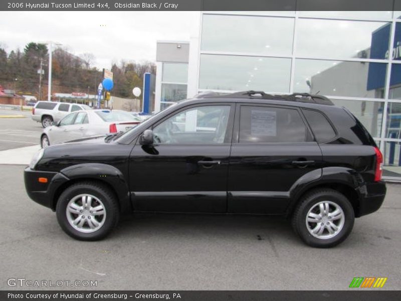 Obsidian Black / Gray 2006 Hyundai Tucson Limited 4x4
