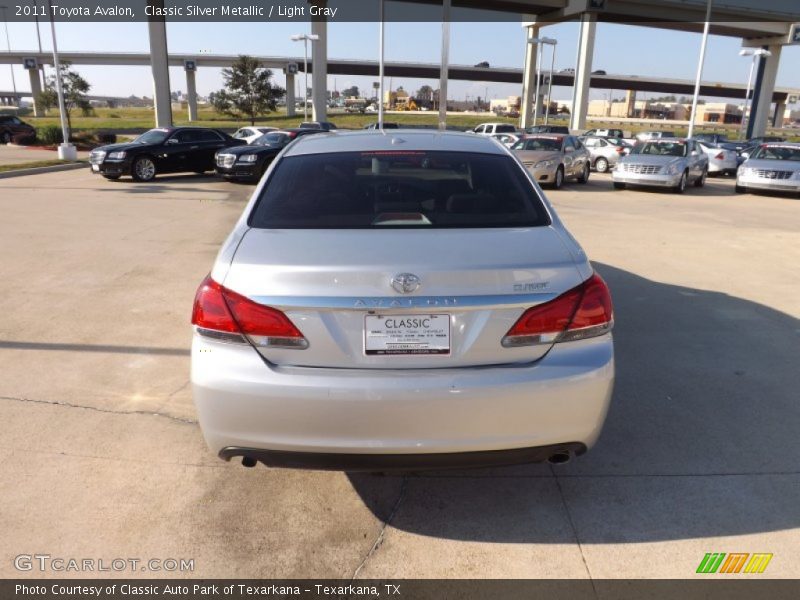 Classic Silver Metallic / Light Gray 2011 Toyota Avalon
