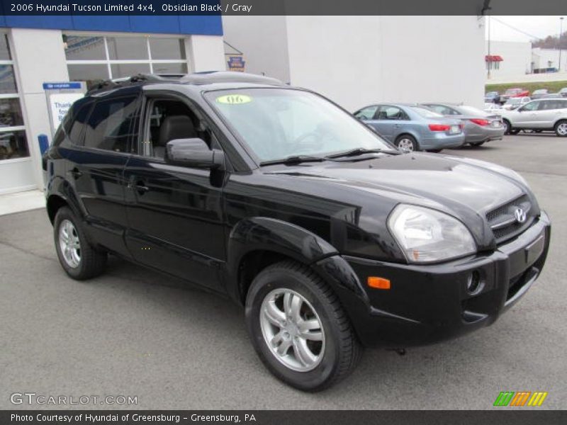 Obsidian Black / Gray 2006 Hyundai Tucson Limited 4x4