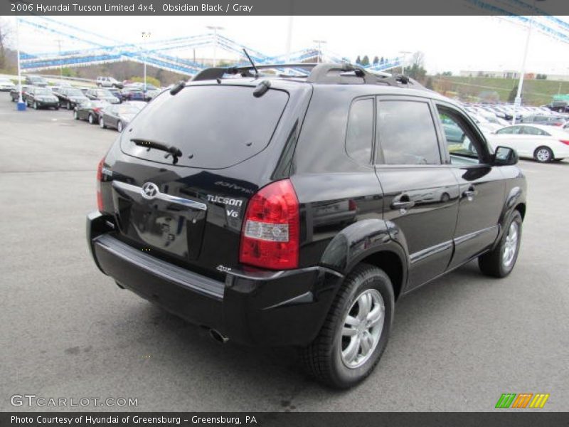 Obsidian Black / Gray 2006 Hyundai Tucson Limited 4x4