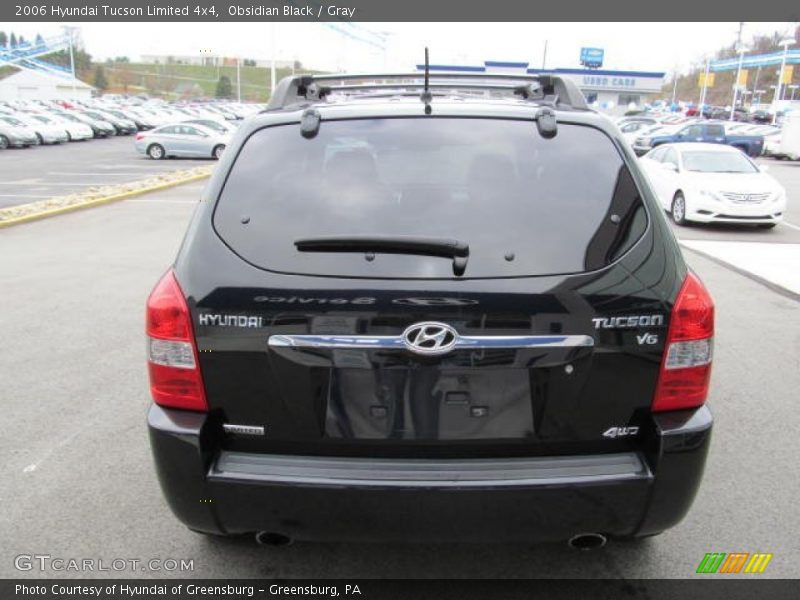 Obsidian Black / Gray 2006 Hyundai Tucson Limited 4x4