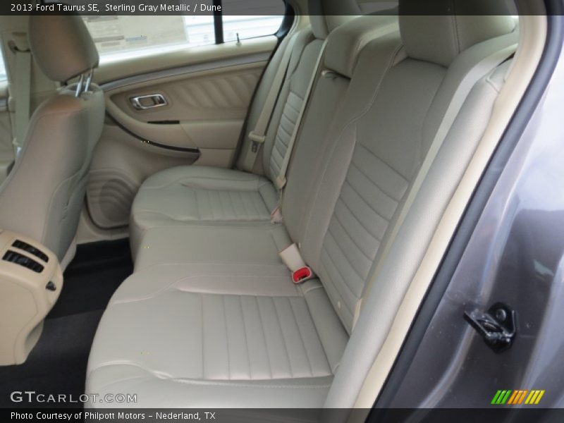 Rear Seat of 2013 Taurus SE