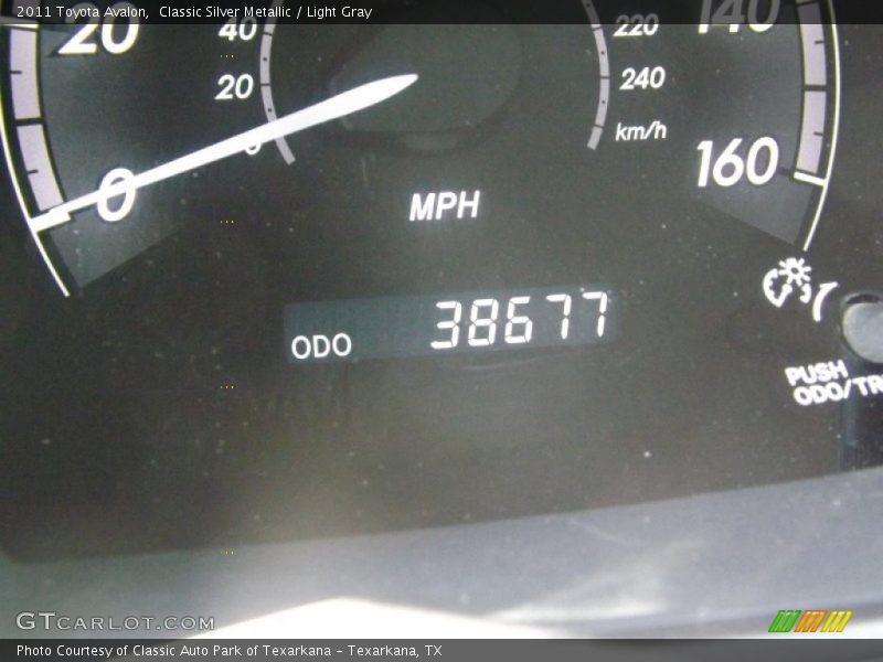 Classic Silver Metallic / Light Gray 2011 Toyota Avalon
