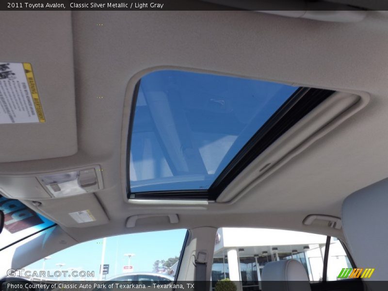Classic Silver Metallic / Light Gray 2011 Toyota Avalon