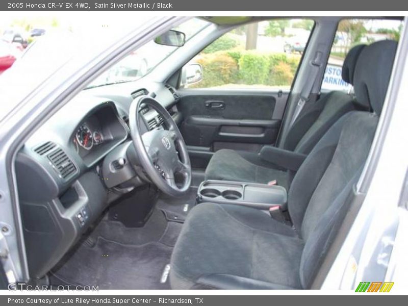 Satin Silver Metallic / Black 2005 Honda CR-V EX 4WD