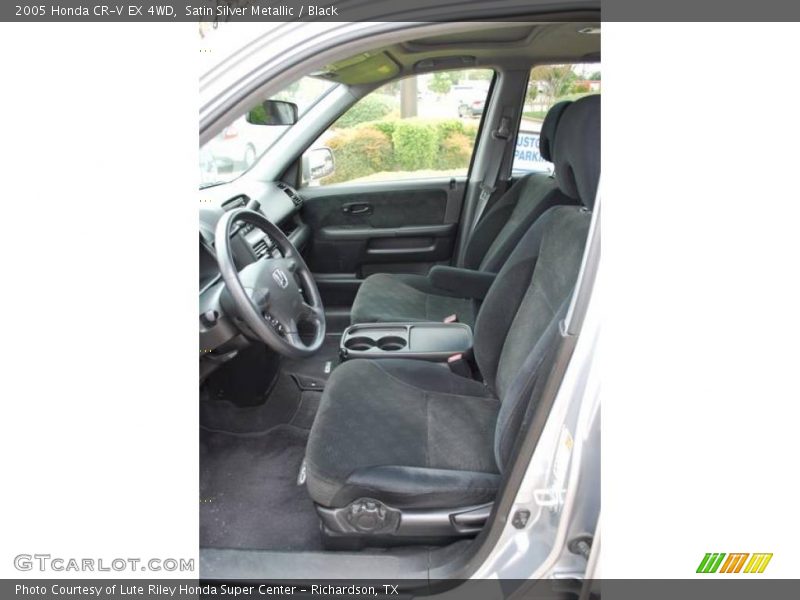 Satin Silver Metallic / Black 2005 Honda CR-V EX 4WD