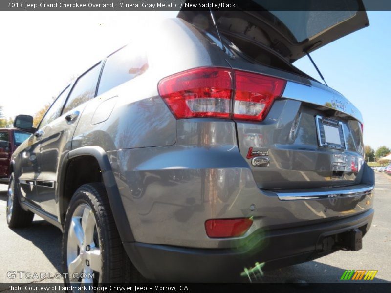 Mineral Gray Metallic / New Saddle/Black 2013 Jeep Grand Cherokee Overland