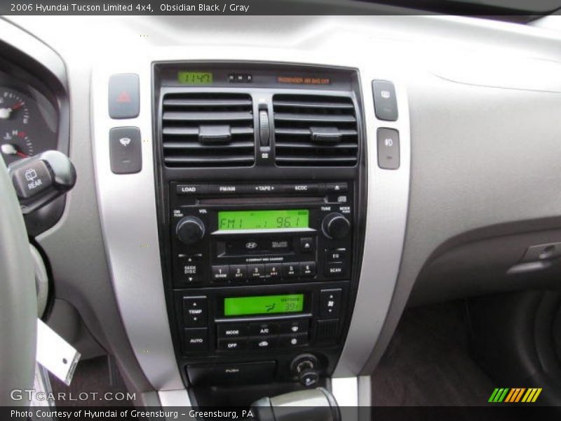 Obsidian Black / Gray 2006 Hyundai Tucson Limited 4x4
