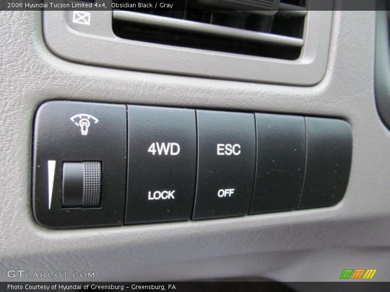 Obsidian Black / Gray 2006 Hyundai Tucson Limited 4x4