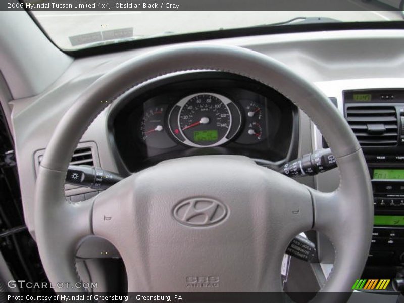 Obsidian Black / Gray 2006 Hyundai Tucson Limited 4x4