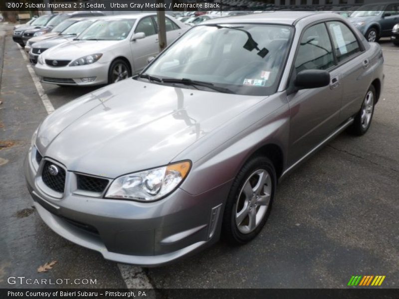 Urban Gray Metallic / Anthracite Black 2007 Subaru Impreza 2.5i Sedan