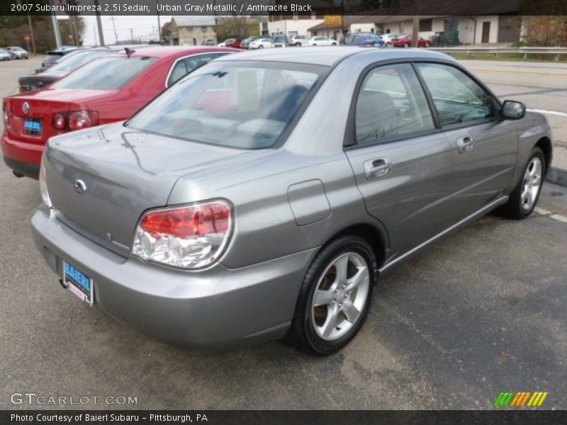 Urban Gray Metallic / Anthracite Black 2007 Subaru Impreza 2.5i Sedan