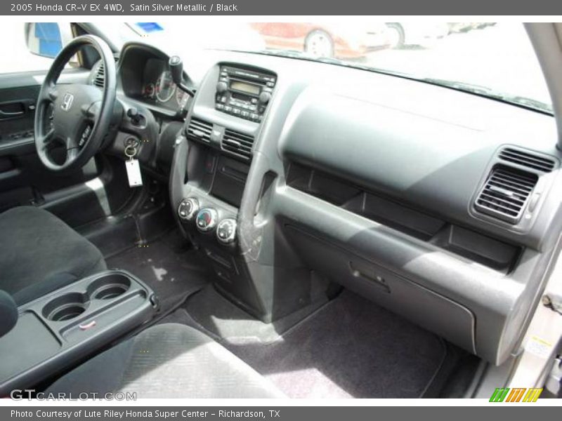 Satin Silver Metallic / Black 2005 Honda CR-V EX 4WD