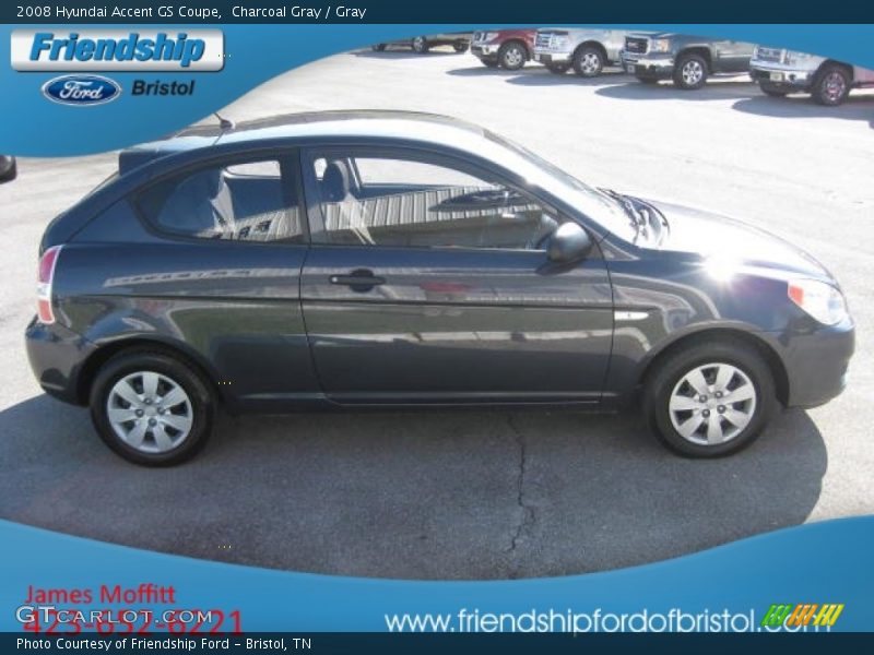 Charcoal Gray / Gray 2008 Hyundai Accent GS Coupe