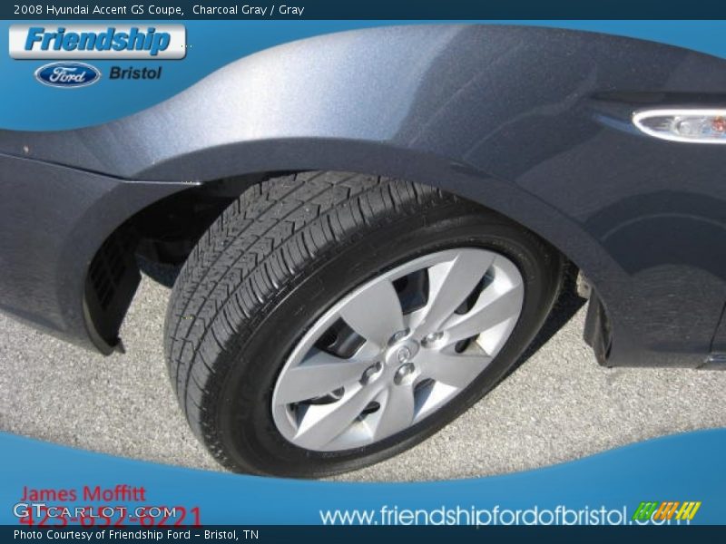 Charcoal Gray / Gray 2008 Hyundai Accent GS Coupe