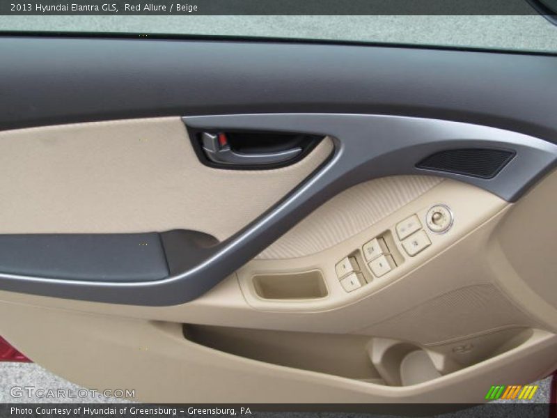 Red Allure / Beige 2013 Hyundai Elantra GLS